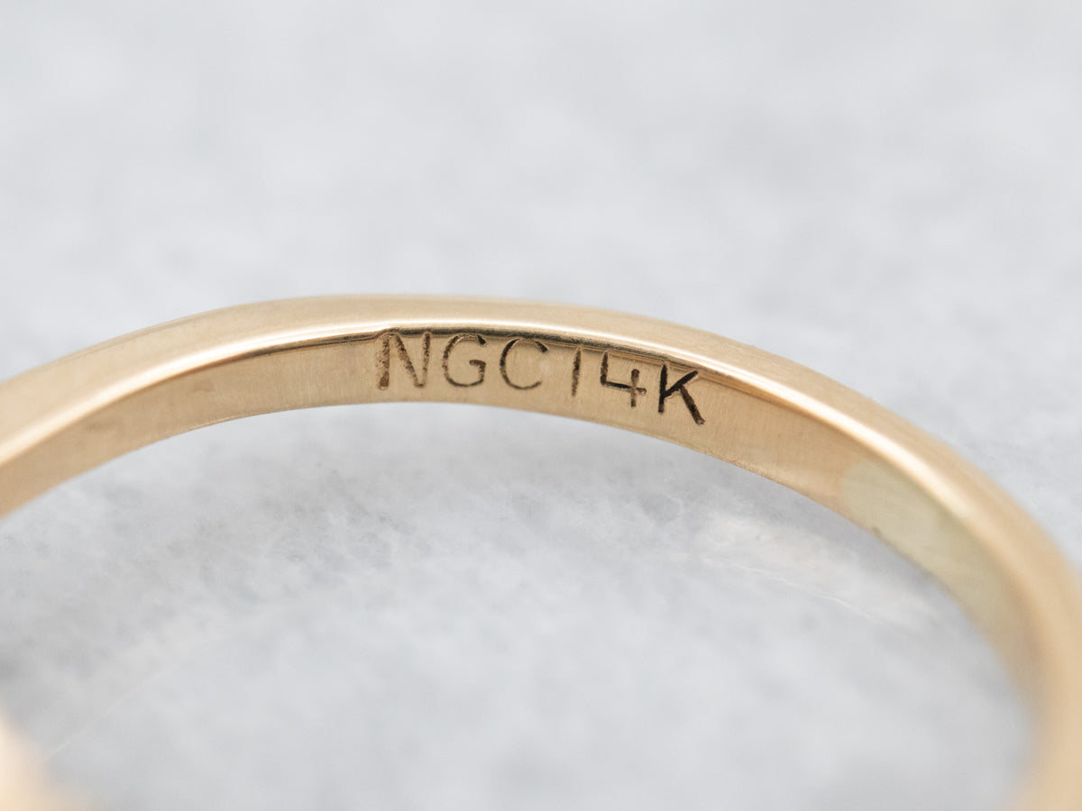 Vintage Pearl and Diamond Ring