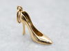 18-Karat Gold High Heeled Shoe Charm
