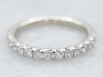 Classic White Gold Diamond Encrusted Band
