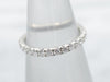 Classic White Gold Diamond Encrusted Band