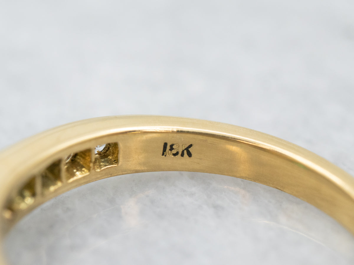 Traditional Emerald and Diamond Ring