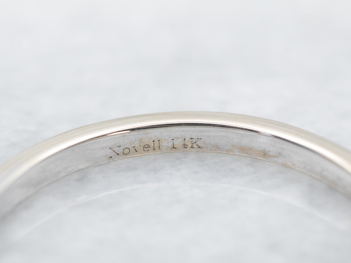 Classic White Gold Wedding Band