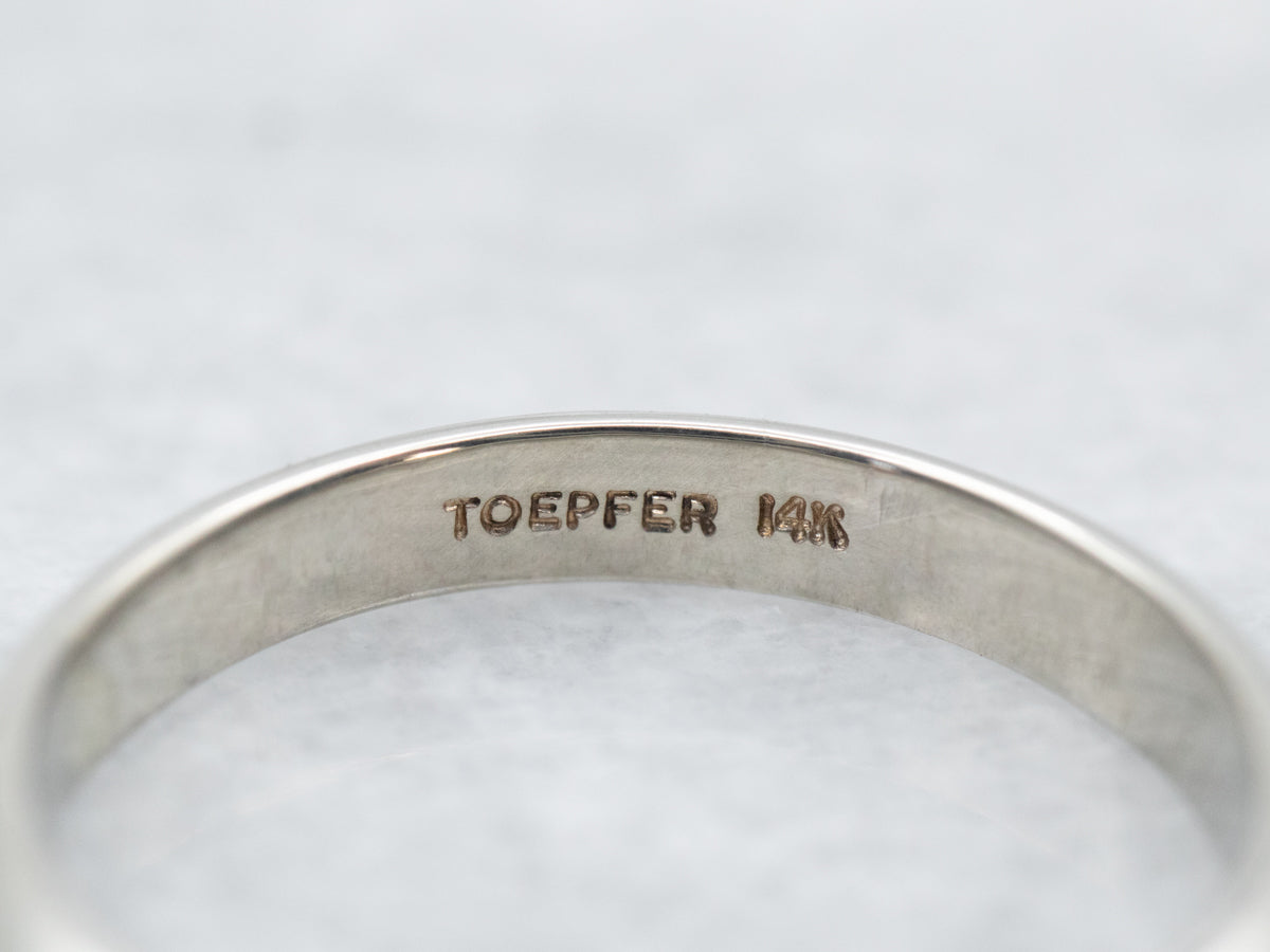 Classic White Gold Wedding Band