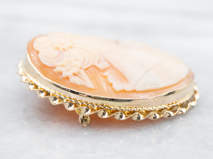 Vintage Cameo Brooch and Pendant