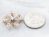 Victorian Diamond and Seed Pearl Brooch or Pendant