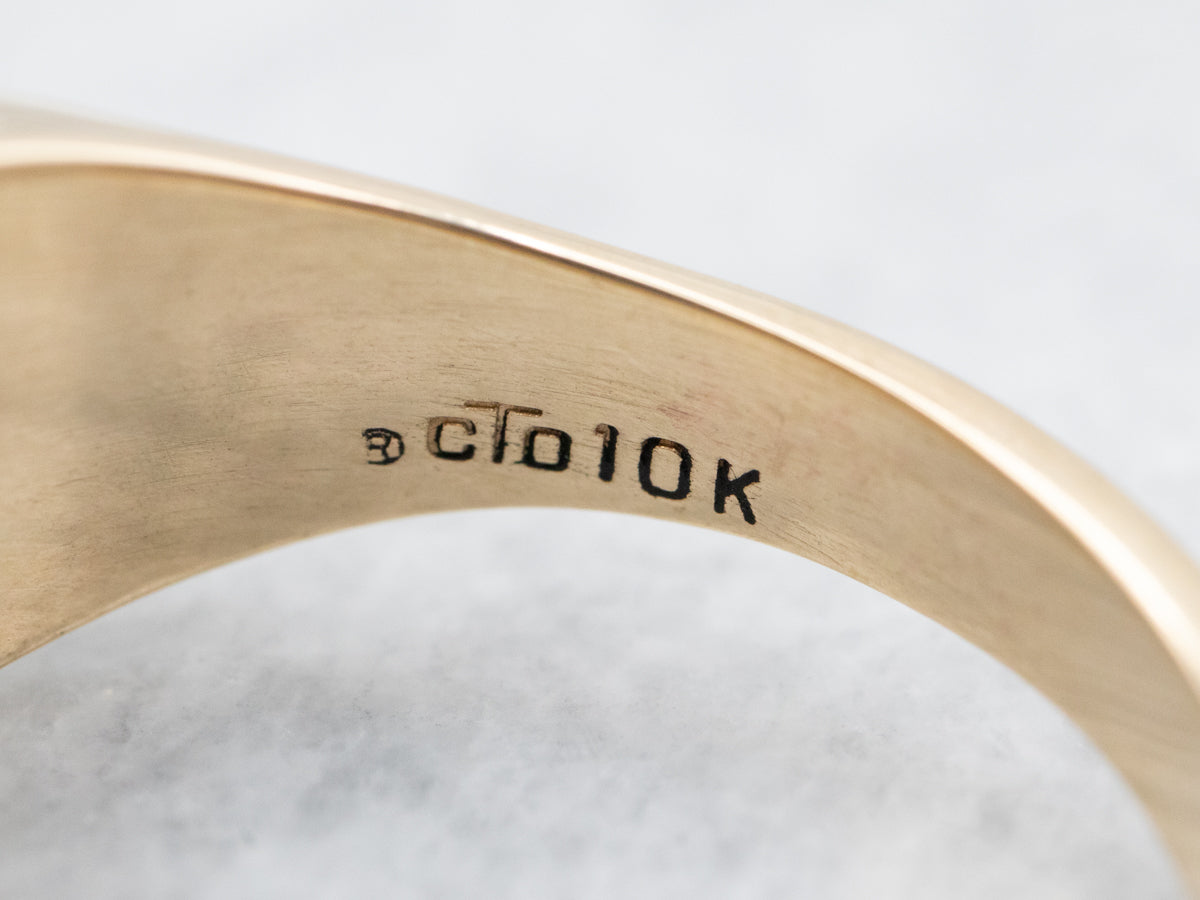 Classic East-West Unisex Signet Ring