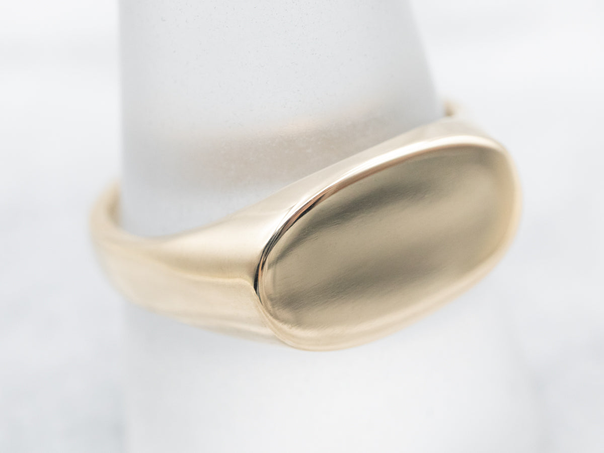 Classic East-West Unisex Signet Ring