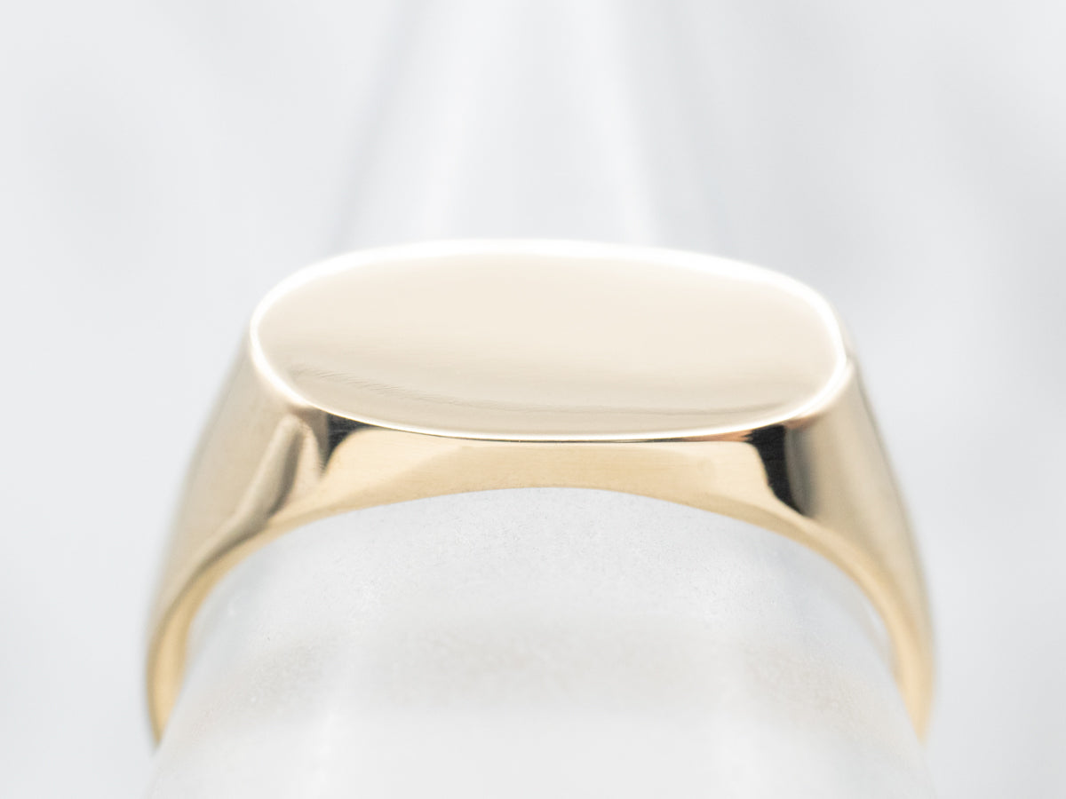 Classic East-West Unisex Signet Ring