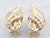 Round Brilliant and Baguette-Cut Diamond Earrings