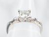 Platinum Diamond Encrusted Engagement Ring