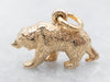 Textured Grizzly Bear Charm