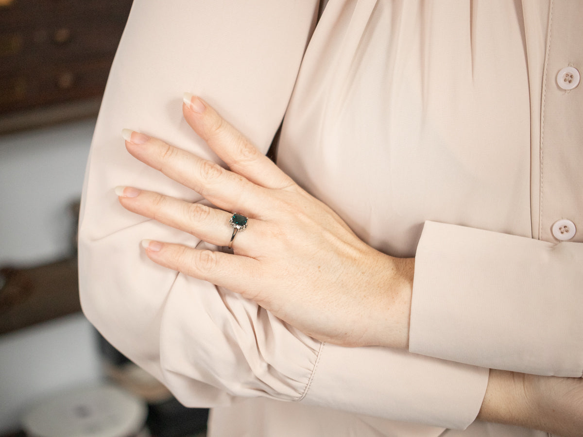 Vintage Spinel Solitaire Ring