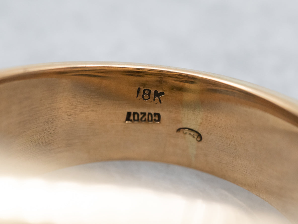 Men's Bold Black Onyx Statement Ring