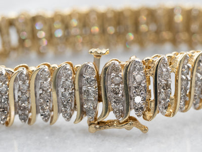 Ethical 3.69 Carat 71 Diamond 18 Carat White Gold Tennis Bracelet –  Imperial Jewellery