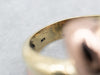 Modernist Two Tone Gold Statement Ring