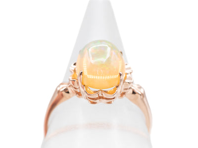 The Faye Opal Solitaire Ring