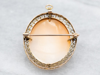 Timeless Cameo Brooch or Pendant