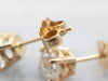 Old Mine Cut Diamond Stud Earrings