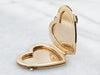 Vintage Engraved Gold Heart Locket
