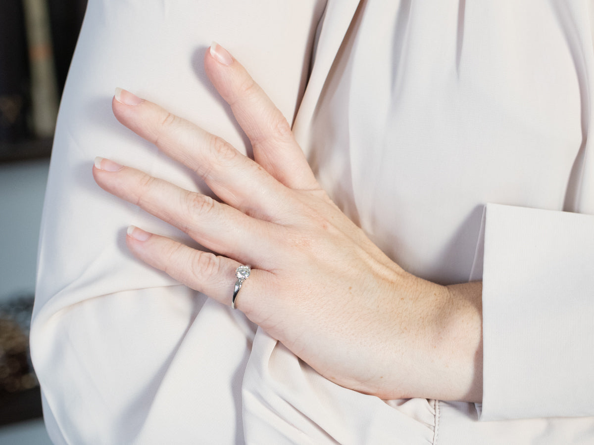 Solitaire Diamond Engagement Ring