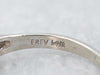 Stunning 1970s GIA Certified Diamond Engagement Ring