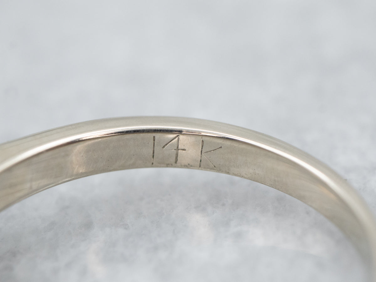 Oval-Cut Diamond Solitaire Engagement Ring