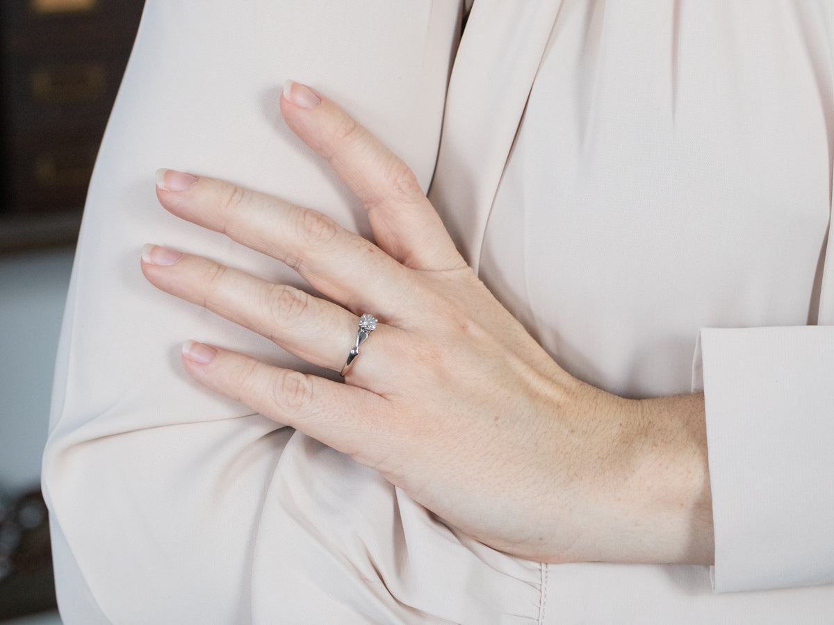 Platinum Diamond Solitaire Engagement Ring