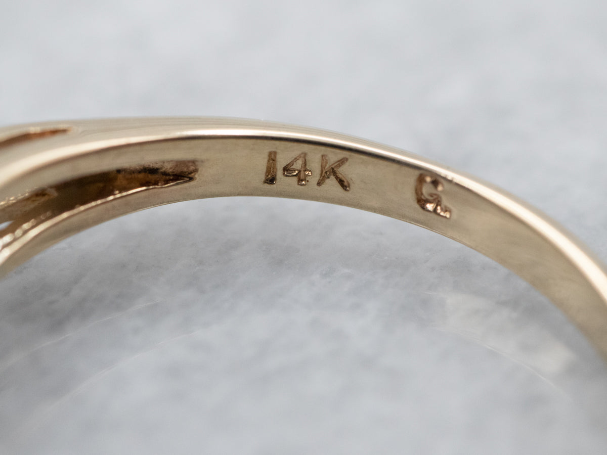 Anillo de compromiso con solitario de diamantes vintage