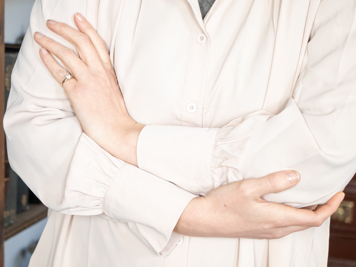 Vintage Diamond Solitaire Engagement Ring