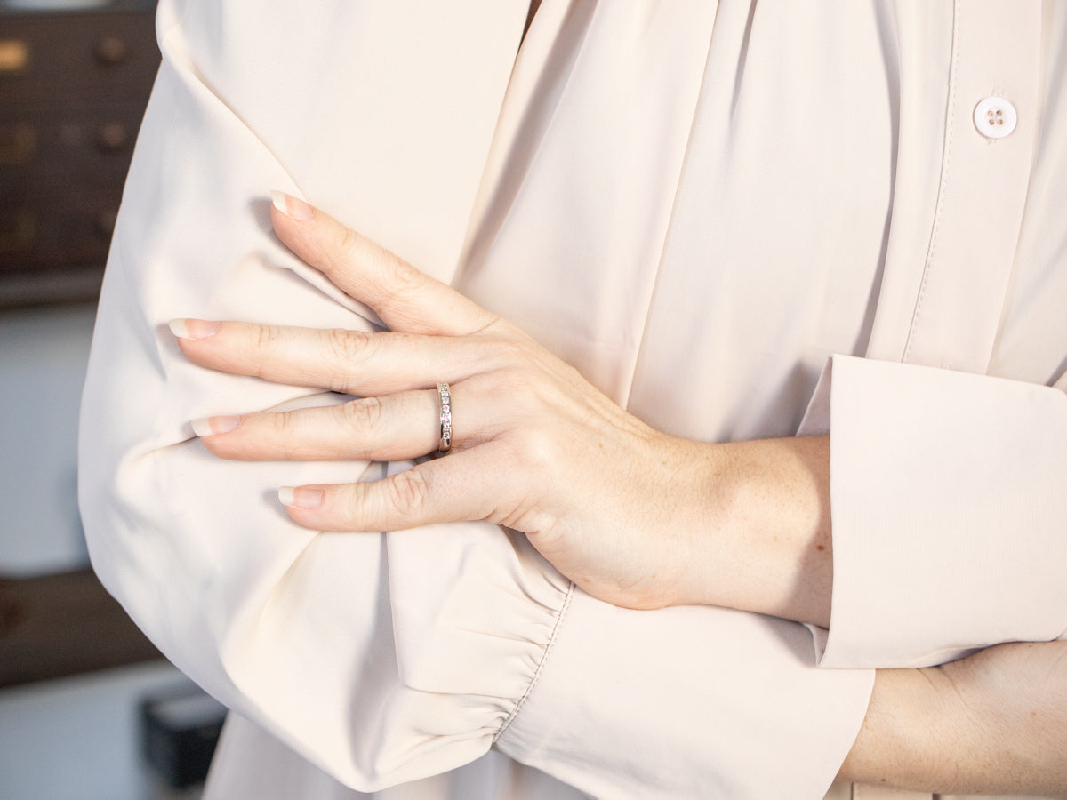 Channel Set Diamond Band