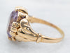 Pretty Vintage Amethyst Solitaire Ring