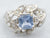 Sweet Retro Sapphire and Diamond Cocktail Ring