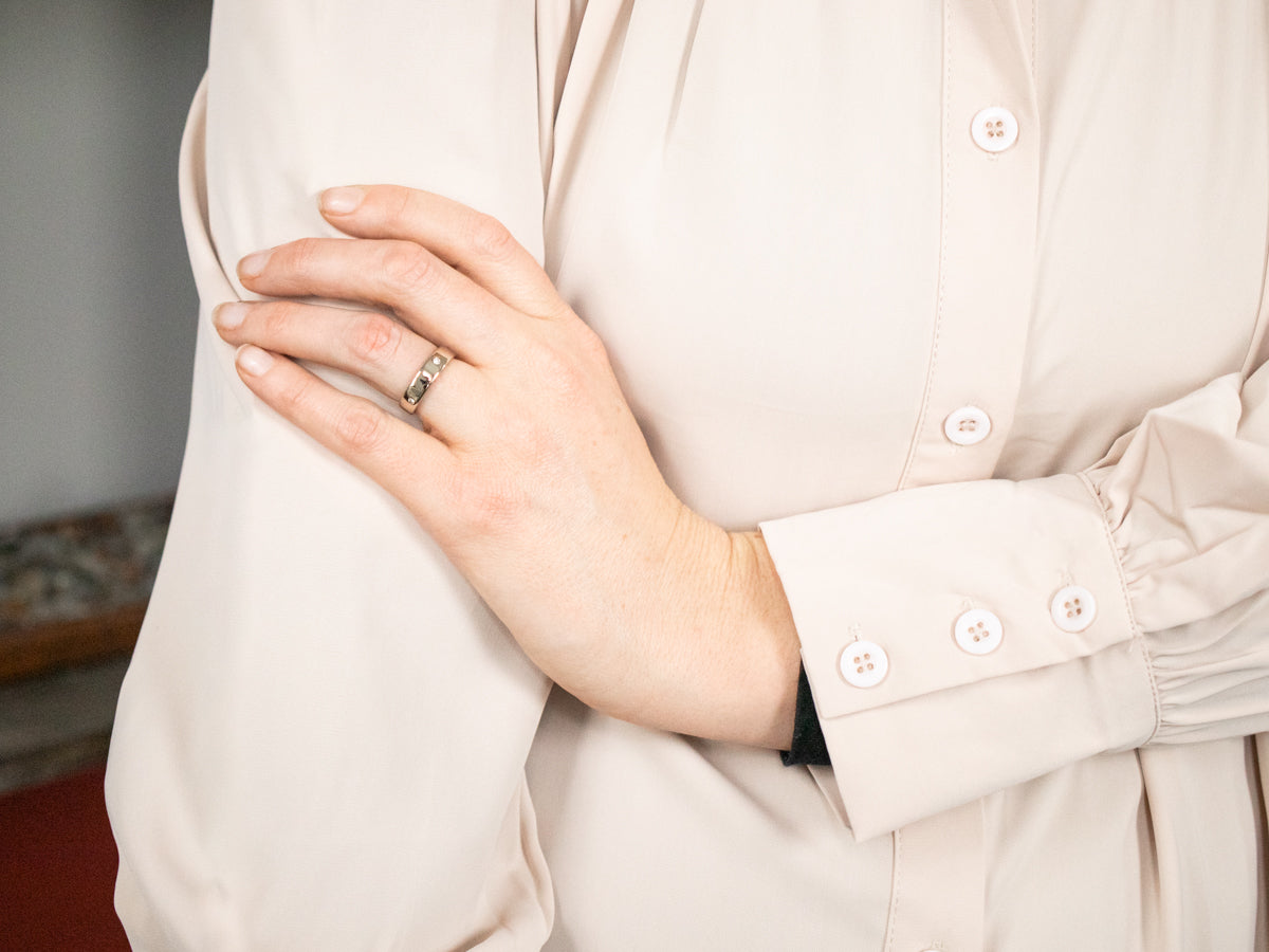 White Gold Diamond Etoile Band