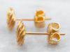 22-Karat Gold Lovers Knot Stud Earrings