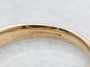 Cinched Vintage Two Tone Gold Band