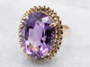 Bold Amethyst Cocktail Ring