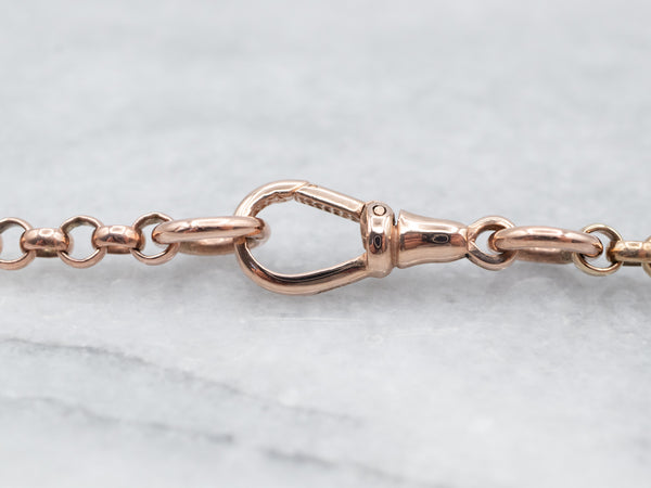 Classic Yellow Gold Rolo Chain - Market Square Jewelers