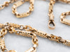 Victorian Ornate Gold Bar Link Chain