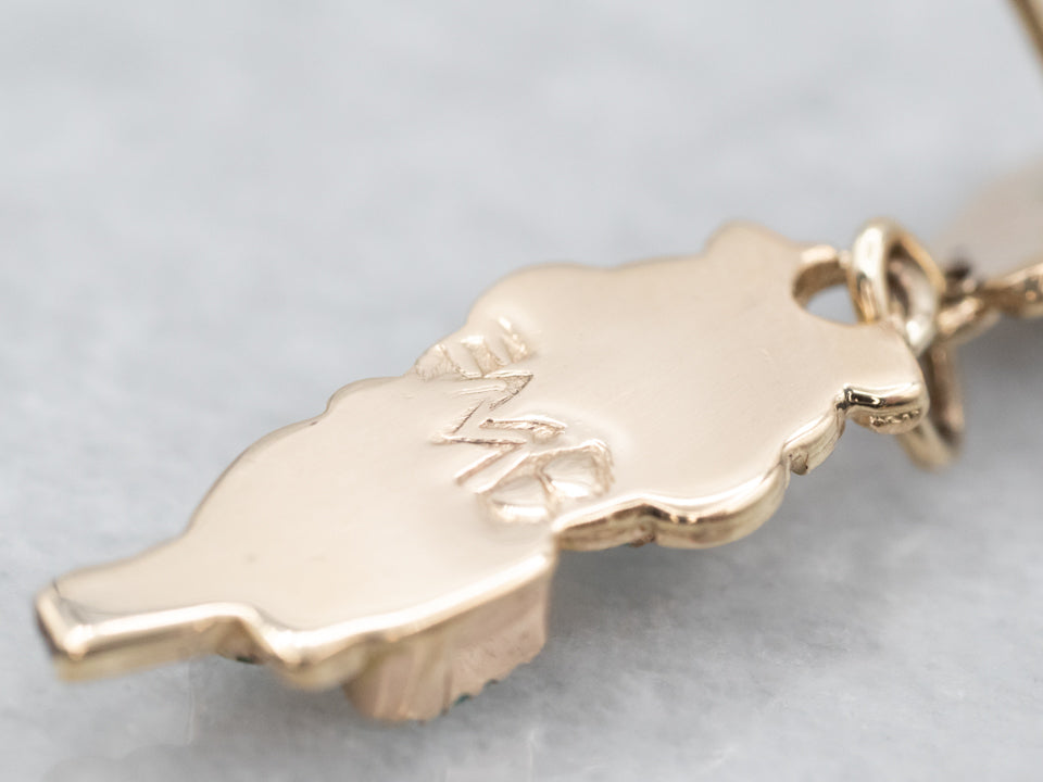 Floral Turquoise Drop Earrings