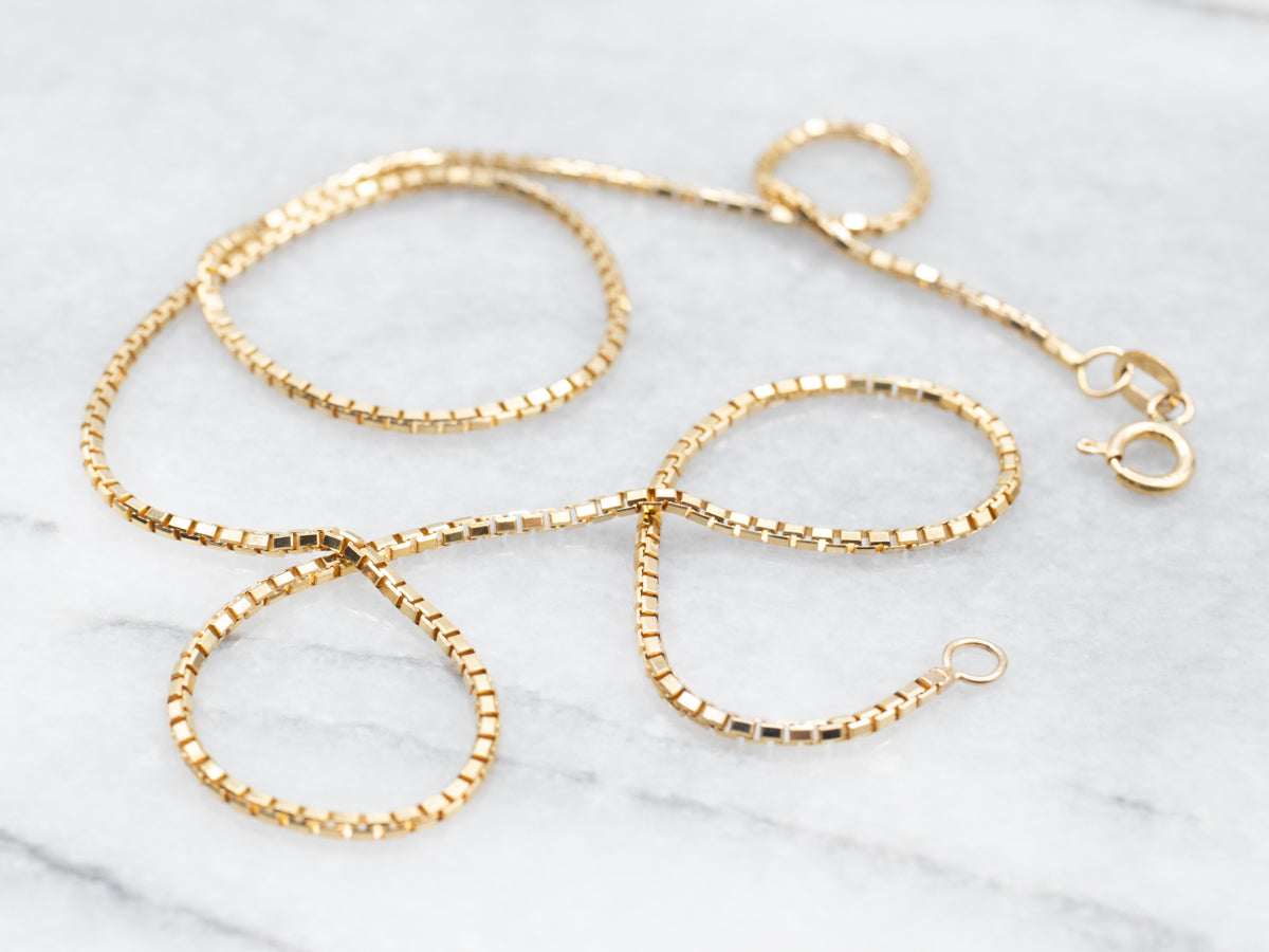 Italian Gold Box Chain