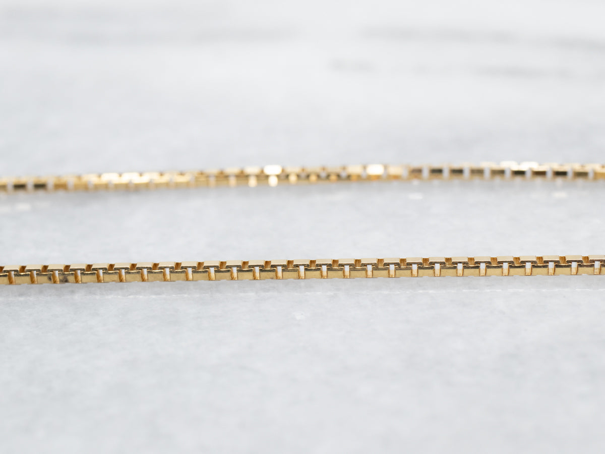 Italian Gold Box Chain
