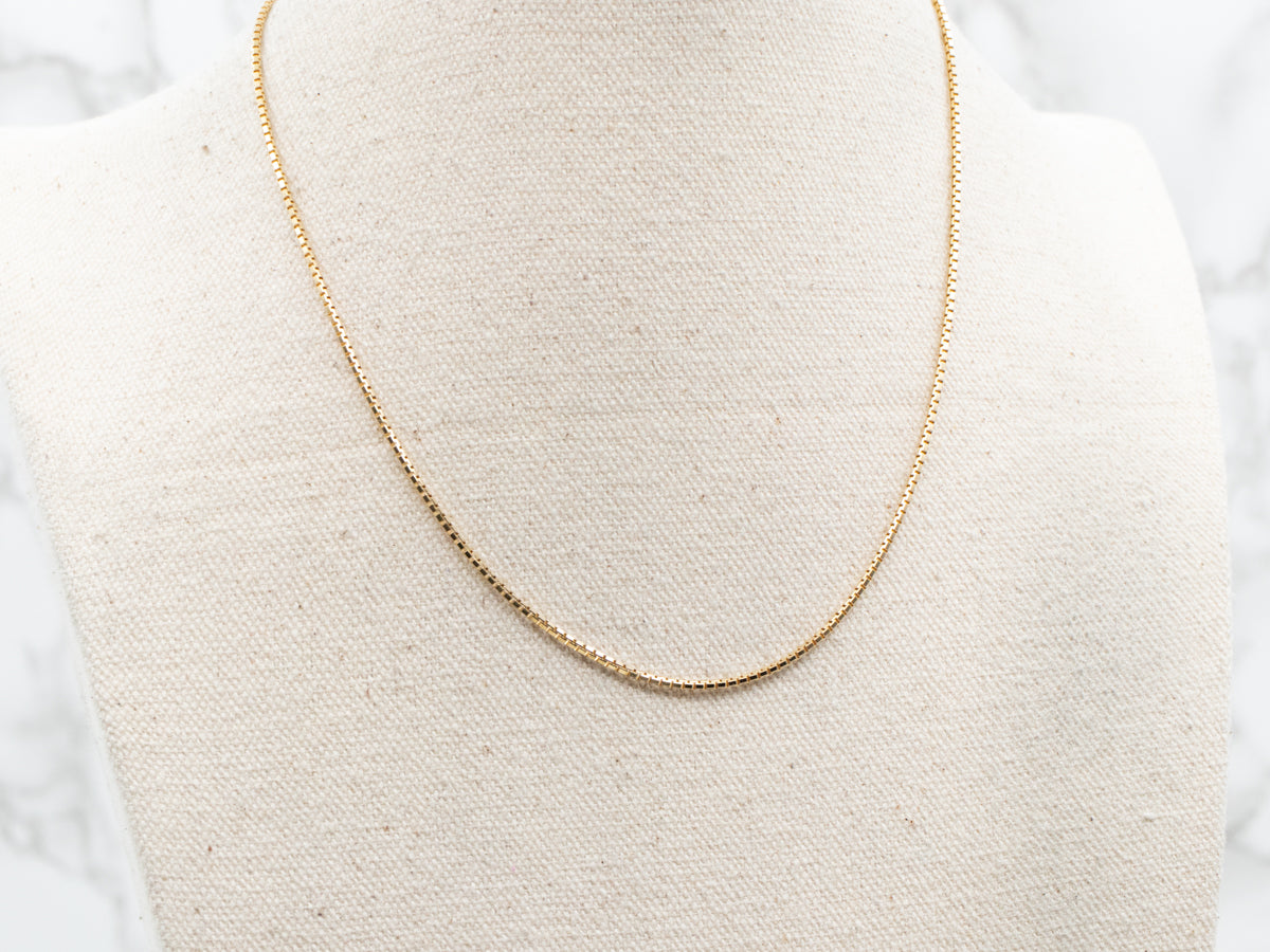 Italian Gold Box Chain