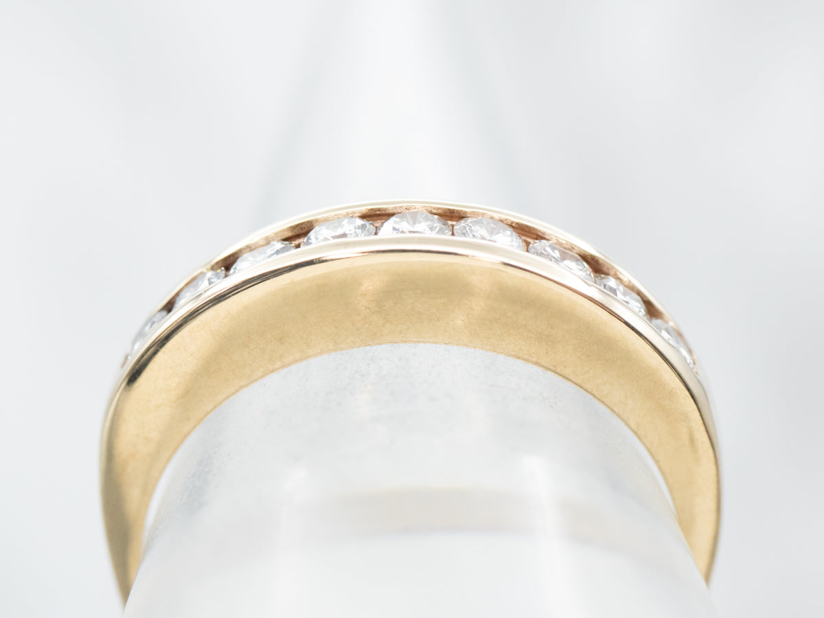 Channel Set Diamond Band
