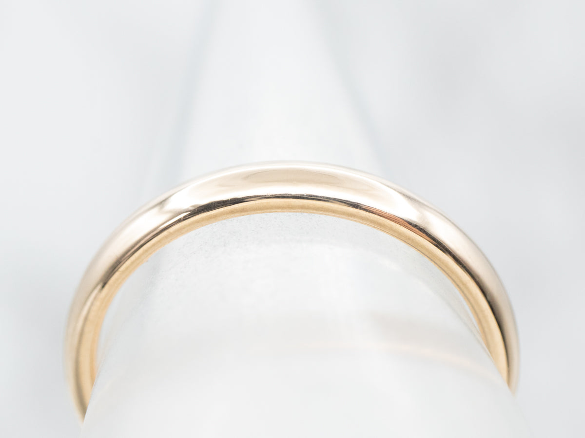 Plain Yellow Gold Band