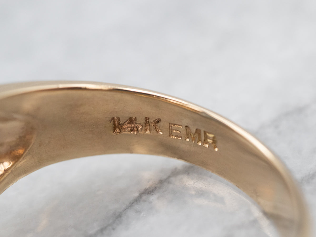 Vintage Blue Topaz Cocktail Ring