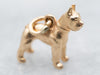 Vintage Gold Boxer Dog Charm