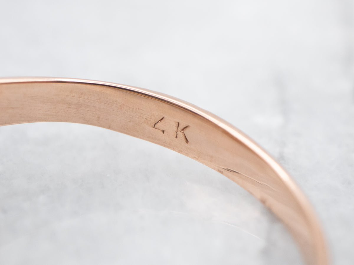 Rose Gold Cat's Eye Kornerupine Ring