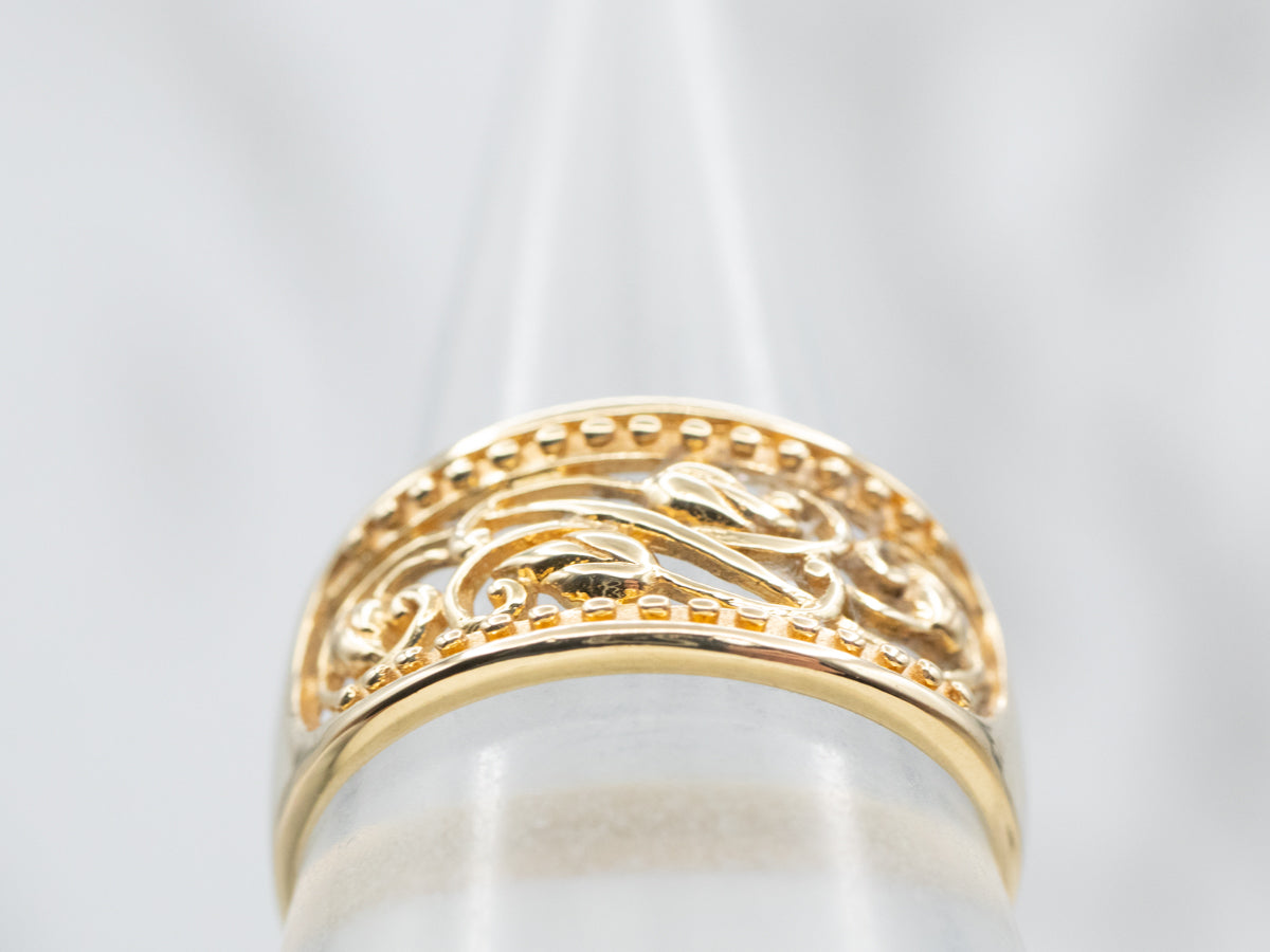 Gold Filigree Band