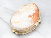 Beautiful Conch Shell Cameo Pin or Pendant