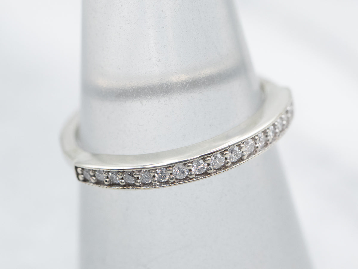 Thin Diamond Wedding Band